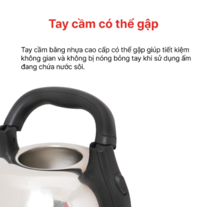 Ấm Điện Đun Nước Siêu Tốc Inox 304 4.2L, HAPPYCOOK, HEK-420S
