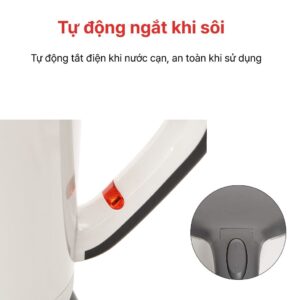Ấm Đun Siêu Tốc 1.7L HAPPYCOOK, HEK-17WF