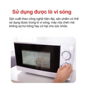 Bộ 2 hộp thủy tinh Vuông 520ml + kèm túi giữ nhiệt HAPPYCOOK, HCG-02SB