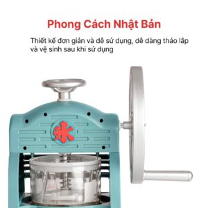 [Combo Sale] Máy bào đá bằng tay Phong Cách Nhật Bản + 4 Set Cốc
