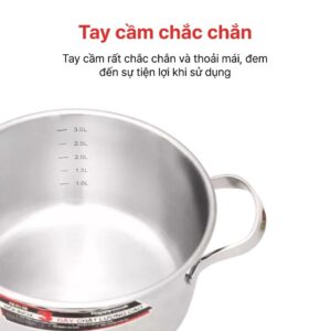 [Combo Sale] Nồi chiên không dầu lò nướng 12L HAPPYCOOK + NỒI INOX 3 ĐÁY NẮP KÍNH 16cm