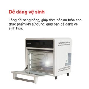 [Combo Sale] Nồi chiên không dầu lò nướng 12L HAPPYCOOK + NỒI INOX 3 ĐÁY NẮP KÍNH 16cm