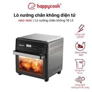 [Combo Sale] Nồi chiên không dầu lò nướng 16L HAPPYCOOK + Máy Xay Cầm Tay 4 In 1 Đa Năng 1000W
