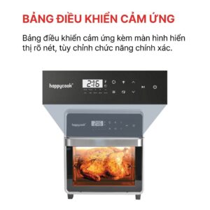 [Combo Sale] Nồi chiên không dầu lò nướng 16L HAPPYCOOK + Máy Xay Cầm Tay 4 In 1 Đa Năng 1000W