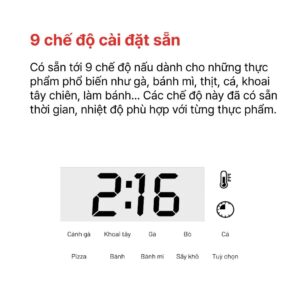[Combo Sale] Nồi chiên không dầu lò nướng 16L HAPPYCOOK + Máy Xay Cầm Tay 4 In 1 Đa Năng 1000W