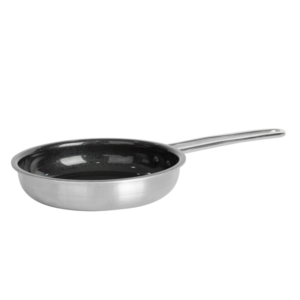 Chảo Inox chống dính ceramic 3 lớp đáy từ Happy Cook Cerablack 16cm