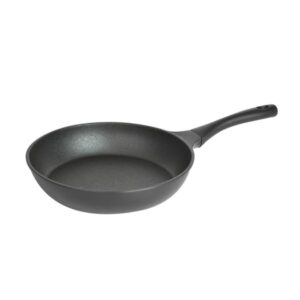 Chảo đúc nguyên khối All Black 24, 26, 28cm, HAPPYCOOK, TBFP