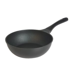 Chảo Sâu Lòng đúc nguyên khối All Black 24, 28cm, HAPPYCOOK, TBWP