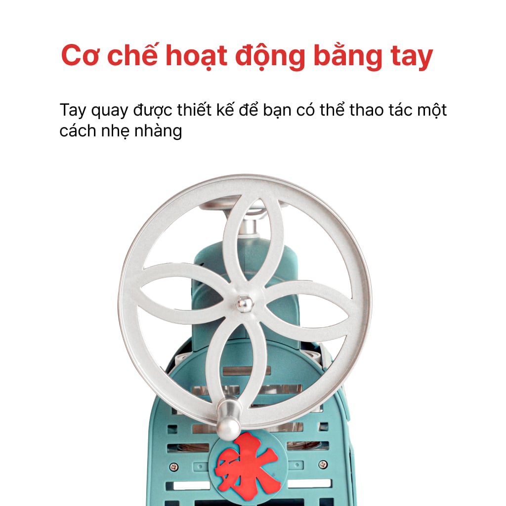 Máy bào đá bằng tay Phong Cách Nhật Bản