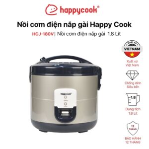 Nồi cơm điện nắp cài Happy Cook 1.8L HCJ-180V