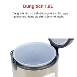 Nồi cơm điện nắp cài Happy Cook 1.8L HCJ-180V