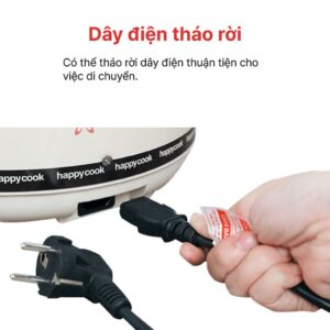 Nồi Cơm Điện Nắp Gài 1.8 Lít Happy Cook, HC-180