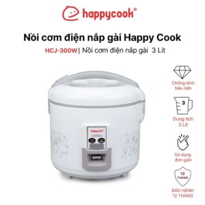Nồi cơm điện nắp gài 3L HAPPYCOOK, HCJ-300W