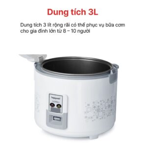 Nồi cơm điện nắp gài 3L HAPPYCOOK, HCJ-300W