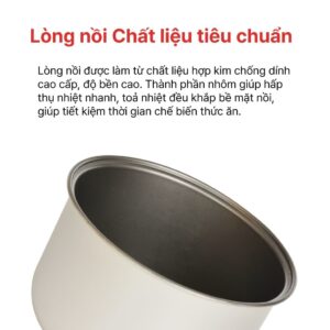 Nồi cơm điện nắp gài 3L HAPPYCOOK, HCJ-300W