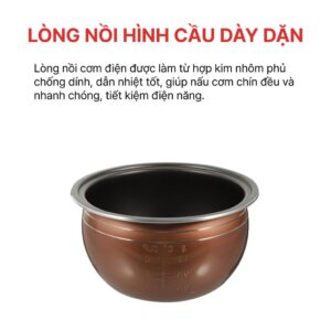 Nồi cơm điện tử Happy Cook 1.2L HDC-WNB120W
