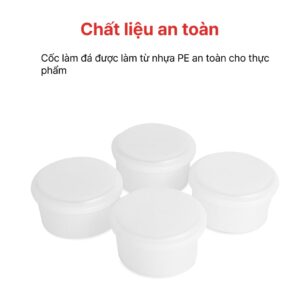 Set 4 Cốc làm đá vào ngăn đông đá
